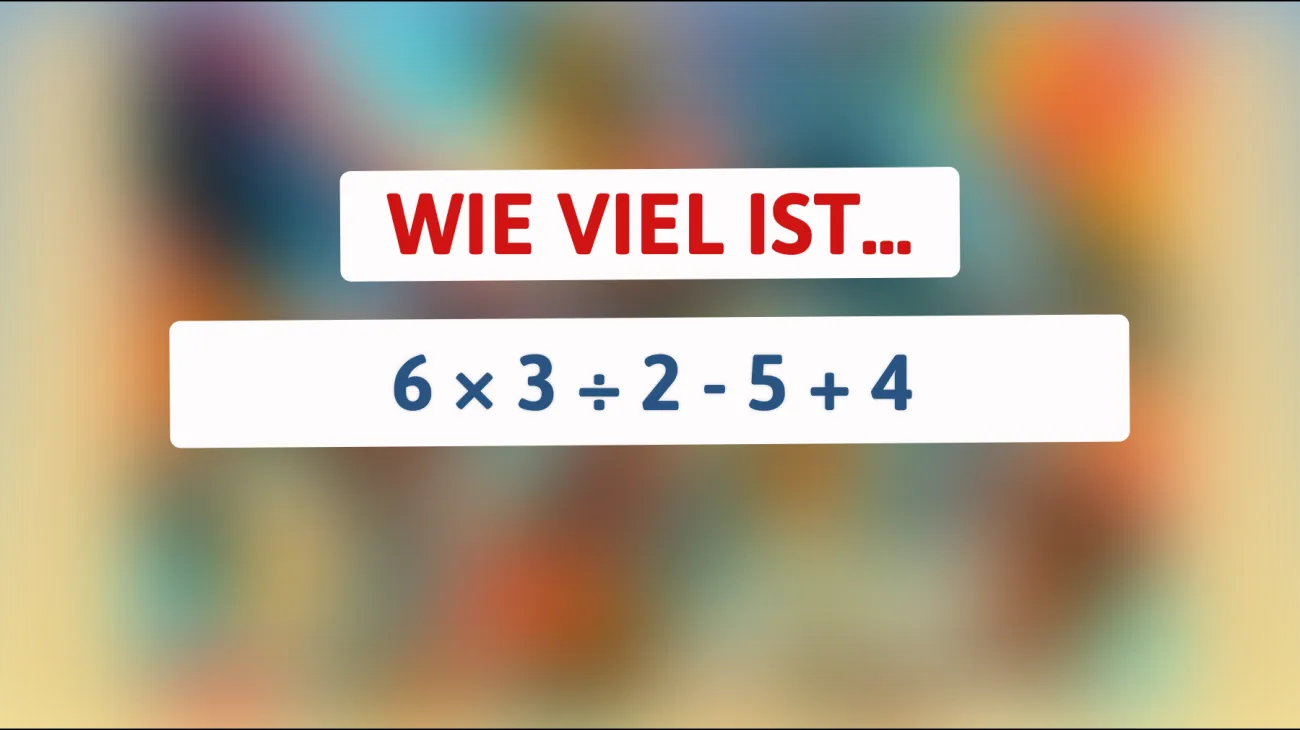 Dieses Rätsel knackt fast niemand: Bist du schlau genug, um es zu lösen?"