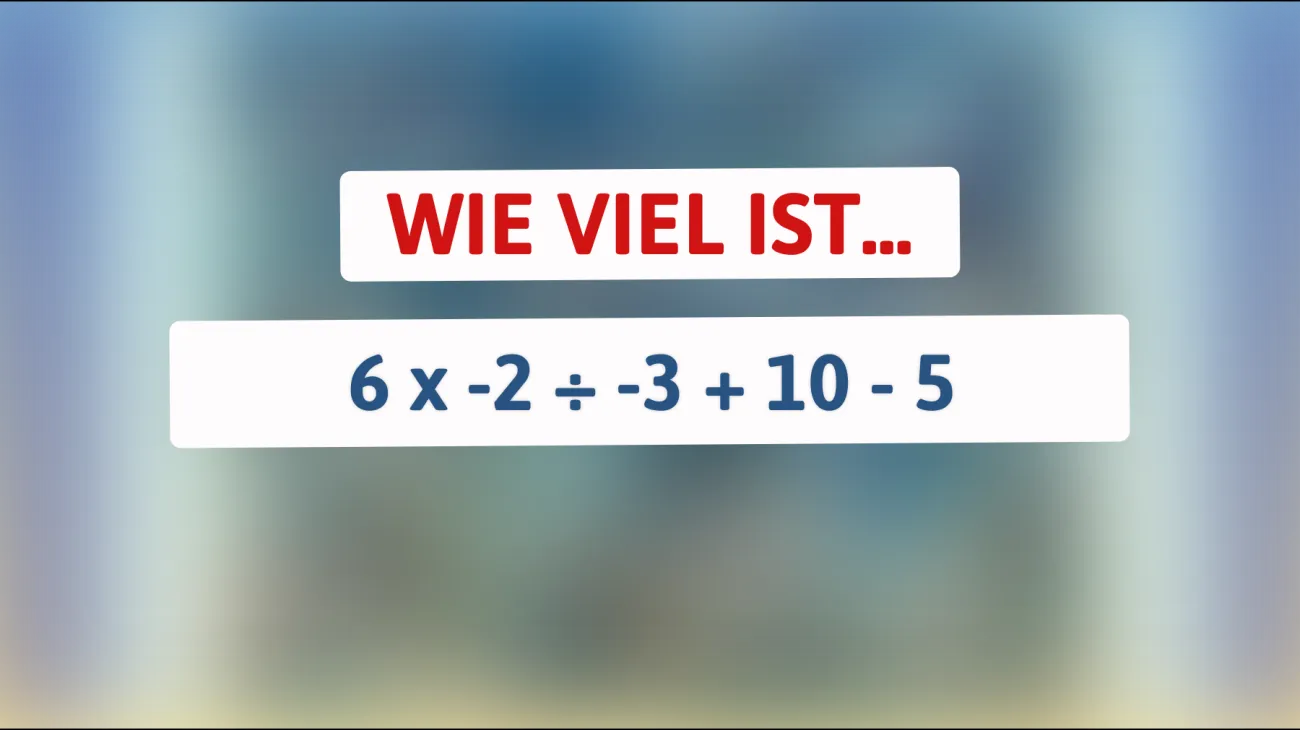 Nur die klügsten Köpfe können dieses mathematische Rätsel auf Anhieb lösen: Bist du einer von ihnen?"